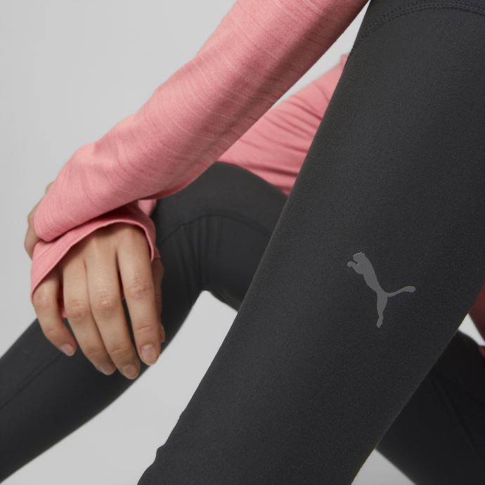 Puma Canada Legging De Course Taille Haute Brossé Noir Femme
