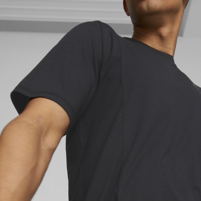 T-shirt De Course Noir Heather Cloudspun Pour Hommes Puma Canada