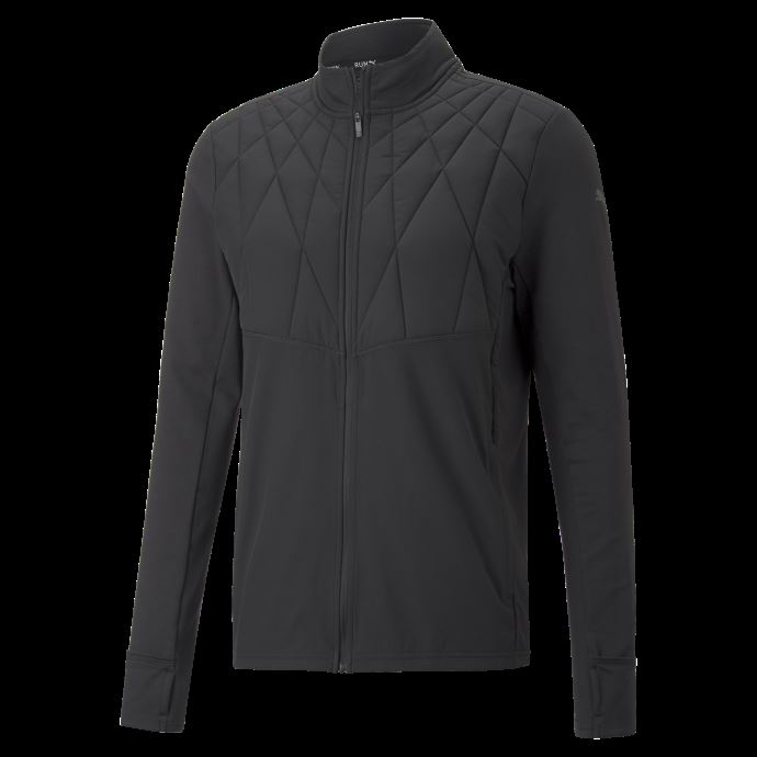 Puma Canada Noir Cloudspun Wrmlbl Veste De Course Rembourrée Hommes
