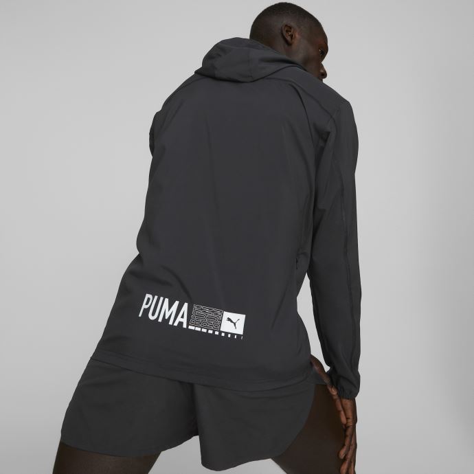 Puma Canada Plcd Veste De Course à Capuche Pour Hommes Noir

