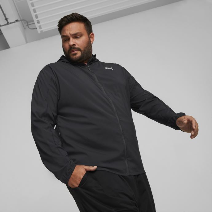 Puma Canada Plcd Veste De Course à Capuche Pour Hommes Noir
