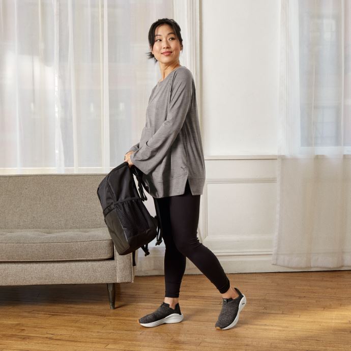Haut D'entraînement De Maternité à Manches Cloche Pour Femme Gris Clair Chiné Puma Canada
