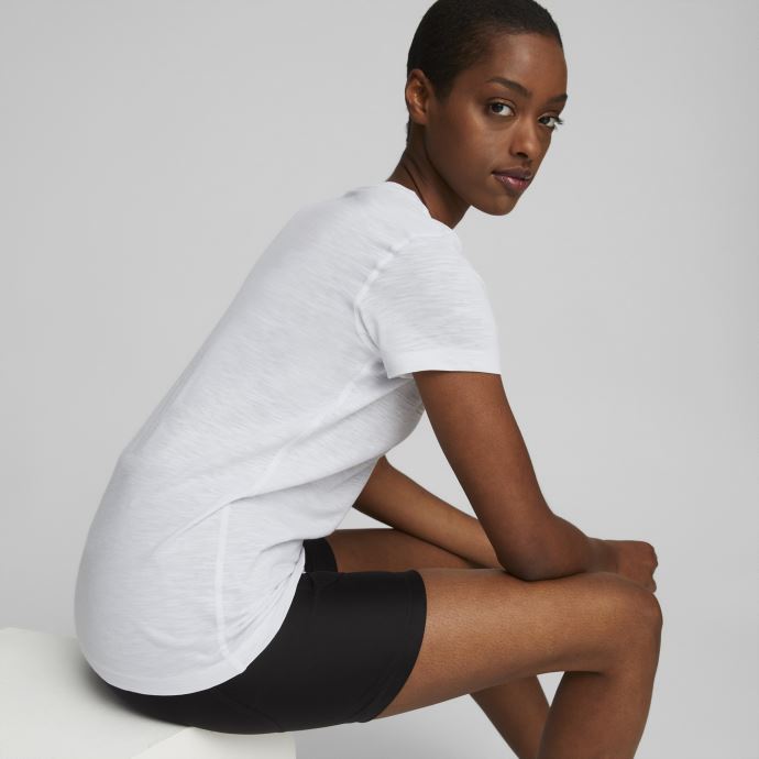 Logo Fill T-shirt D'entraînement Pour Femmes Puma Canada Blanc