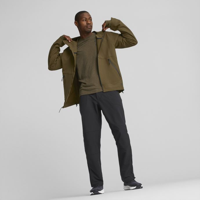 Saisons Raincell Veste Hommes Puma Canada Olive Profonde
