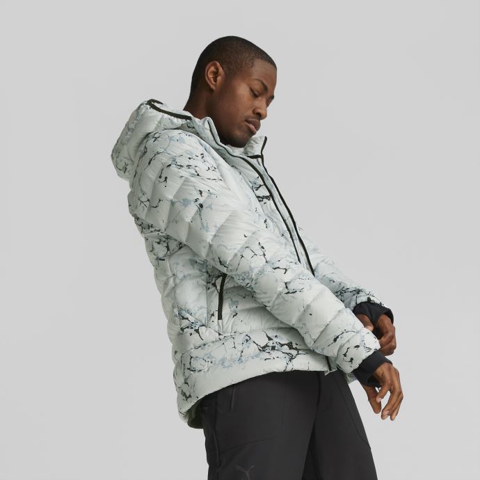 Doudoune Puma Canada Seasons Gris Platine Hommes
