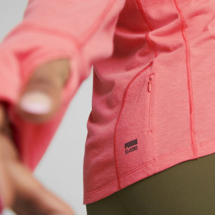 Puma Canada Saisons Saumon T-shirt De Course à Manches Longues Femme