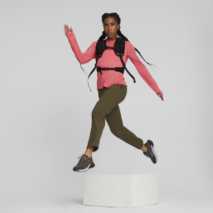 T-shirt De Course à Manches Longues En Laine Salmon Seasons Femmes Puma Canada
