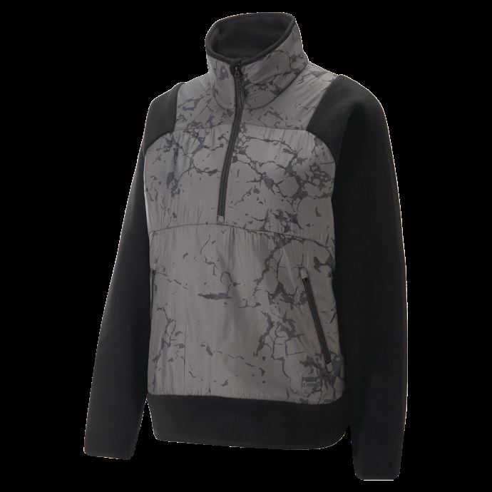 Pull De Course Polaire Saisons Femme Puma Canada Noir-castlerock
