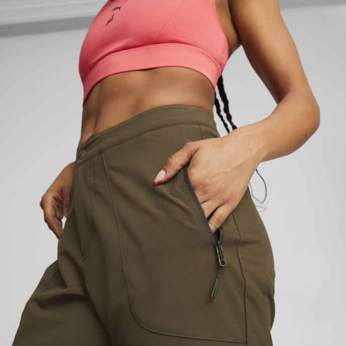 Saisons Pantalon De Course Raincell Femmes Puma Canada Olive Profonde
