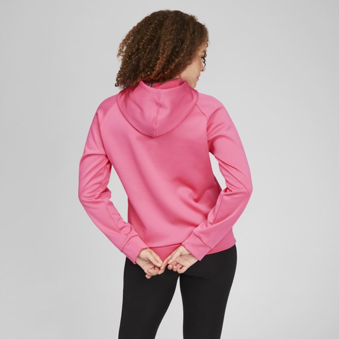 Sweat à Capuche D'entraînement Puma Canada Fit Tech Knit Pour Femmes Sunset Rose-noir