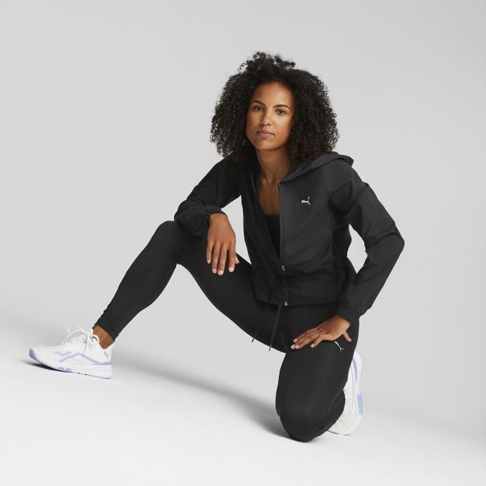 Puma Canada X Pamela Reif Veste à Capuche D'entraînement à Manches Longues Femme Noir