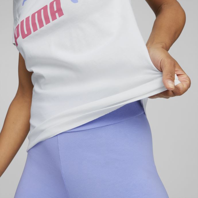 T-shirt Puma Canada Classics Logo Blanc-lavande Pour Femme