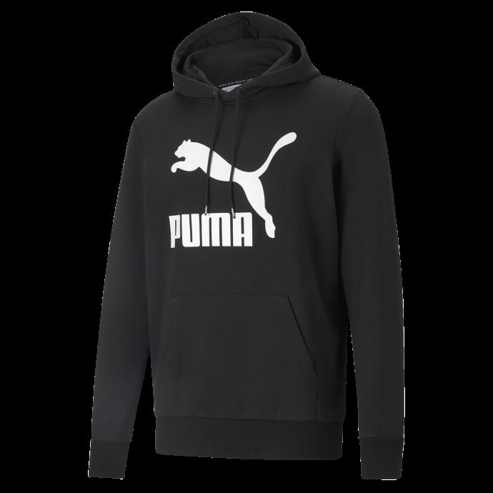 Sweat à Capuche Logo Classics Homme Noir Puma Canada
