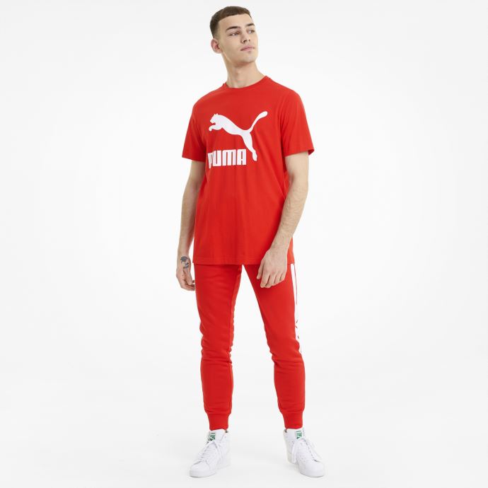 T-shirt à Logo Puma Canada Classics Rouge à Haut Risque Pour Hommes
