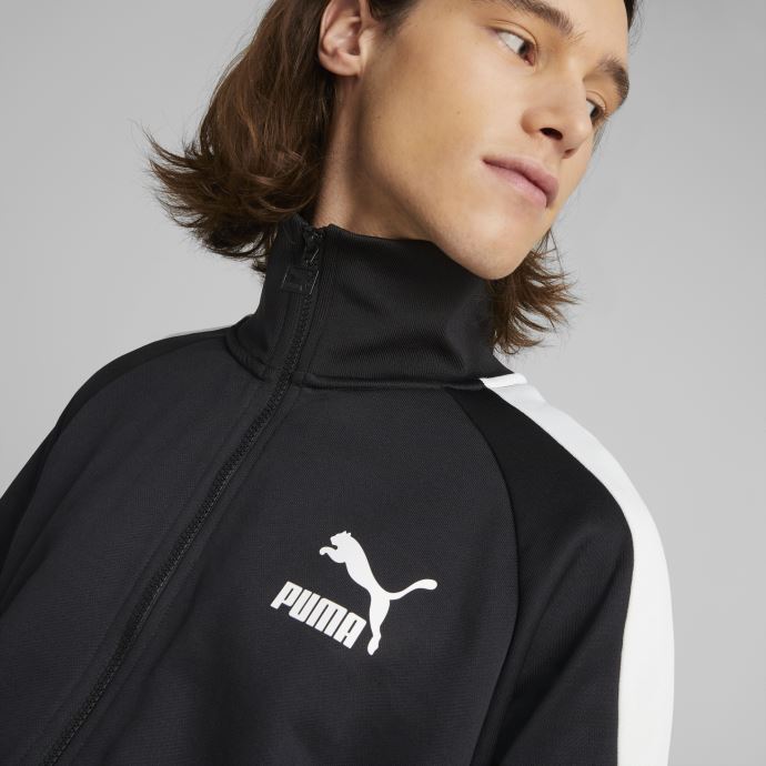 Veste De Survêtement Iconique T7 Noire Pour Hommes Puma Canada
