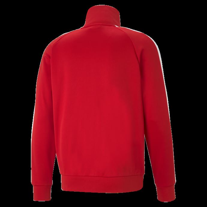 Puma Canada Veste De Survêtement Iconique T7 Rouge à Haut Risque Pour Homme
