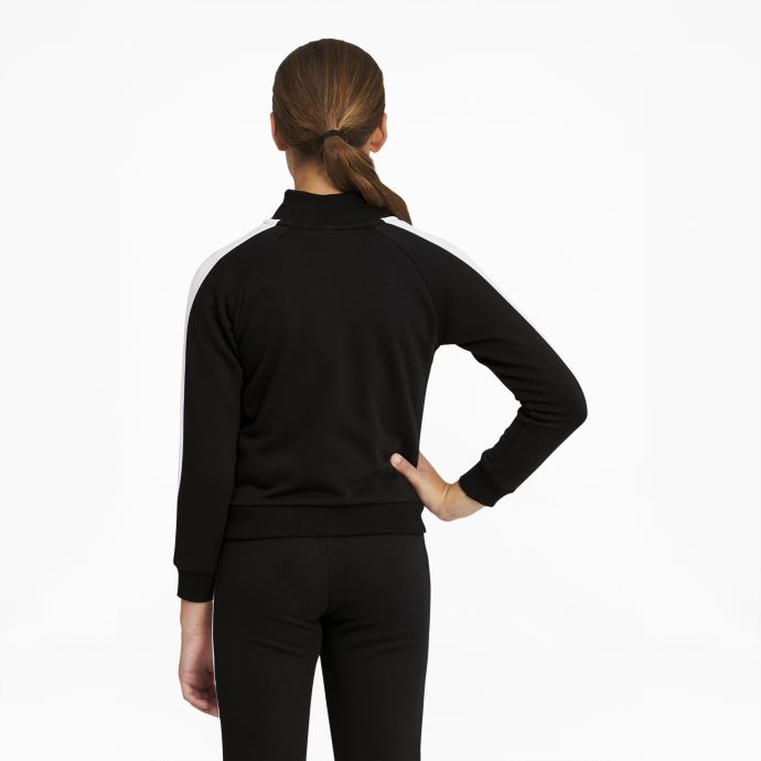 Veste De Survêtement Classics T7 Noire Pour Fille Puma Canada