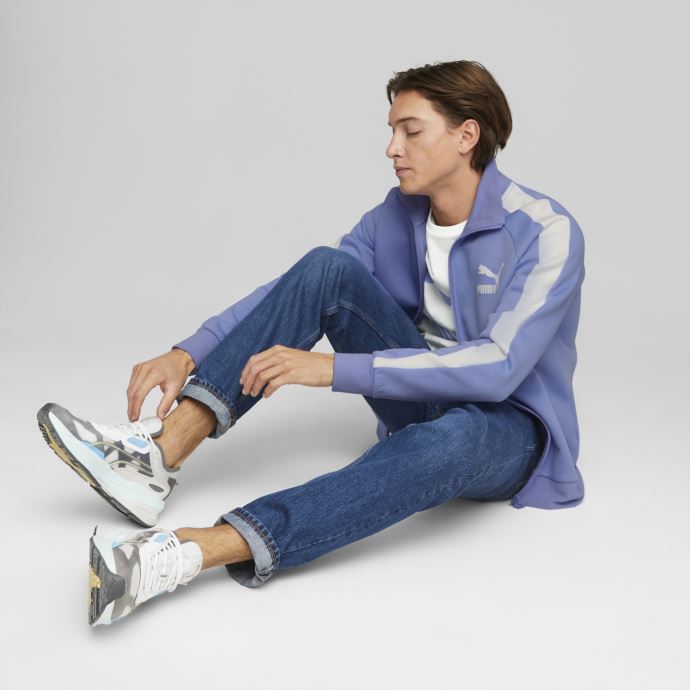 Veste De Survêtement Puma Canada Iconique T7 Double Tricot Lavande Pop Pour Hommes