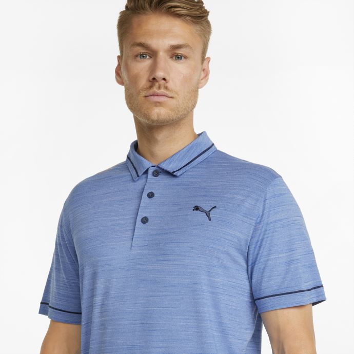 Blazer Bleu Cobalt-bleu Marine Puma Canada Polo De Golf Cloudspun Monarch Pour Hommes
