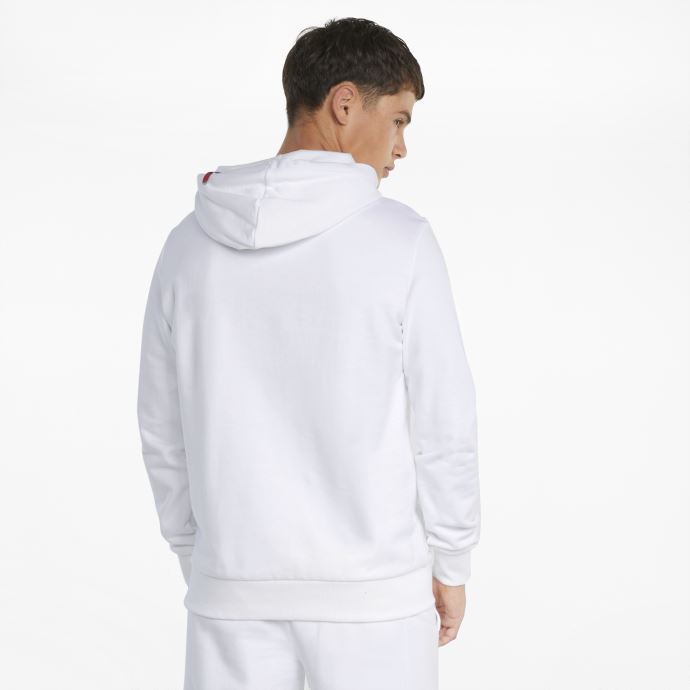 Puma Canada As Graphic French Terry Sweat à Capuche Homme Blanc