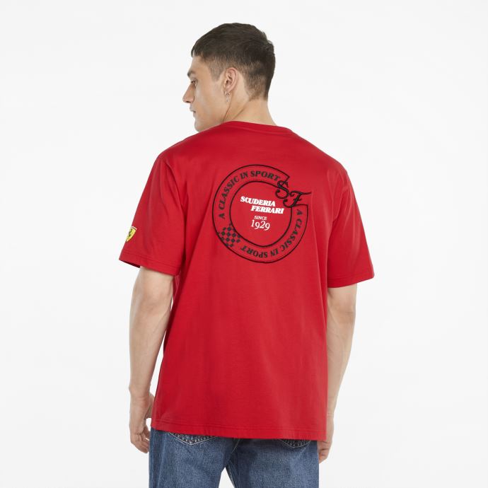 Puma Canada Scuderia Ferrari Race Statement T-shirt Homme Rosso Corsa
