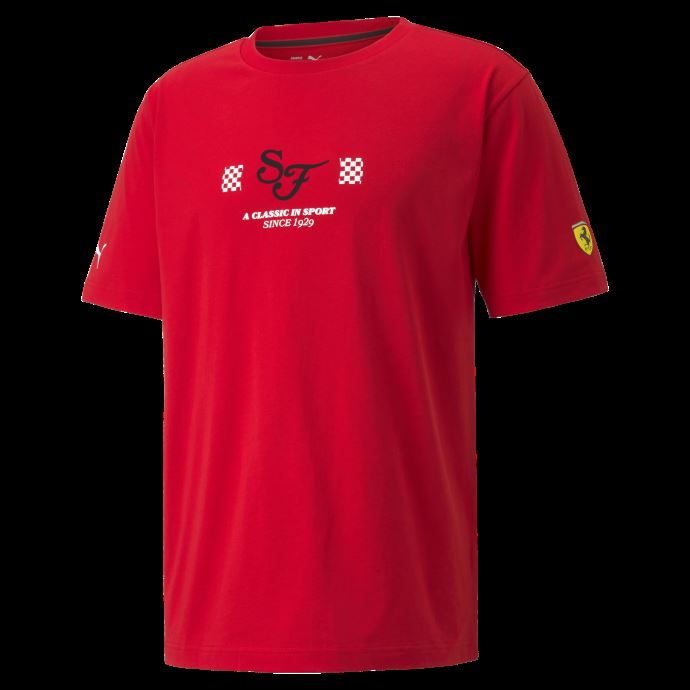 Puma Canada Scuderia Ferrari Race Statement T-shirt Homme Rosso Corsa
