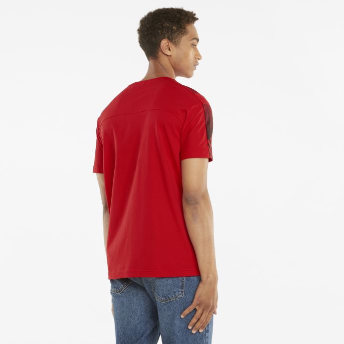 Scuderia Ferrari Race T7 T-shirt Homme Puma Canada Rosso Corsa
