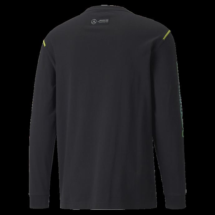 Puma Canada Mercedes F1 Street Graphique Manches Longues Tee Homme Noir
