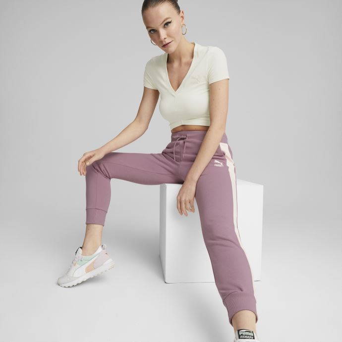 Pantalon De Survêtement Iconique T7 Femmes Raisin Pâle Puma Canada