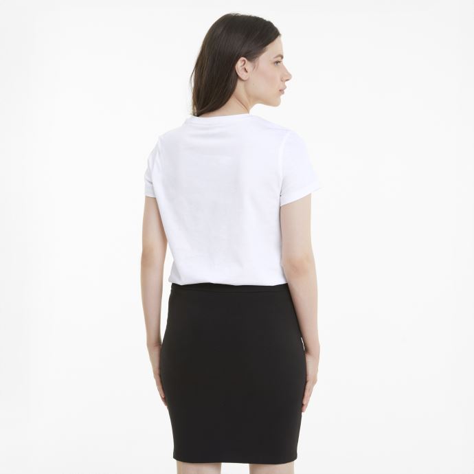 T-shirt Logo Classics Blanc Pour Femme Puma Canada