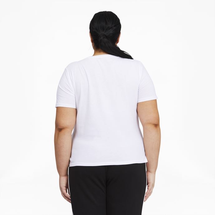 T-shirt Logo Puma Canada Classics Femme Blanc Pl