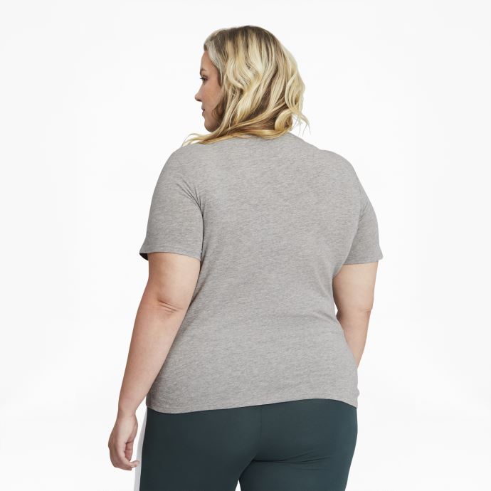 T-shirt à Logo Classics Gris Clair Chiné Pour Femme Pl Puma Canada