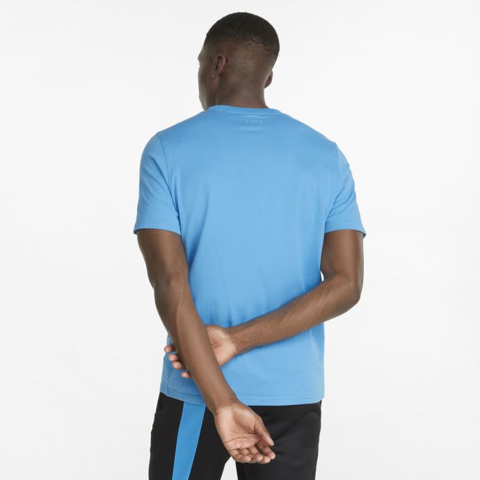 T-shirt De Basketball Qualificatif à Manches Courtes Pour Hommes Bleu Azur Puma Canada