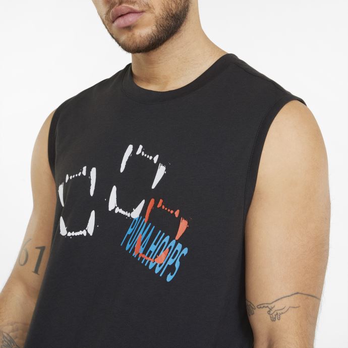 Puma Canada Don't Flinch Débardeur De Basketball Homme Noir-blanc
