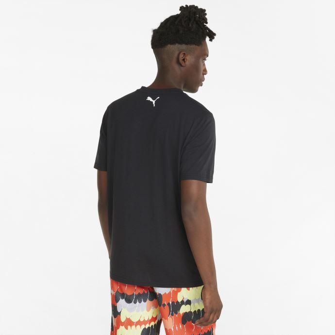 T-shirt De Basketball Puma Canada All Tournament Pour Hommes Noir Et Blanc