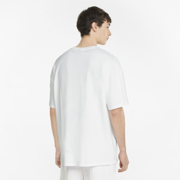 T-shirt Boxy Classics Blanc Pour Hommes Puma Canada