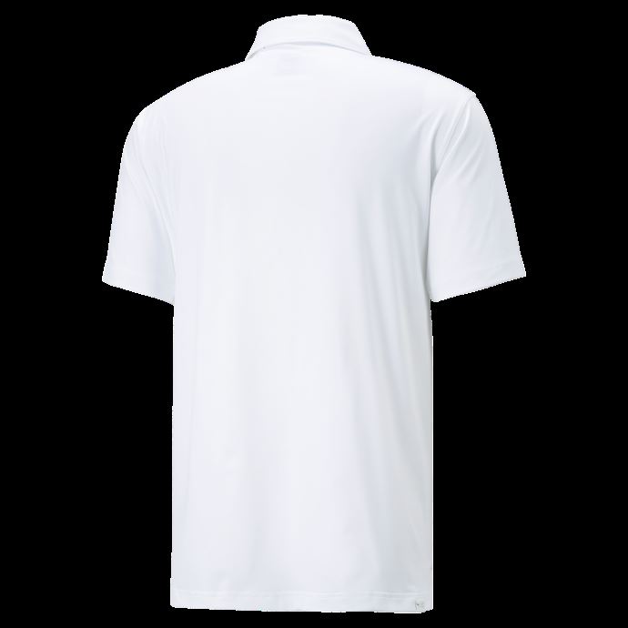 Polo De Golf Puma Canada Bright White-moutarde Graine Mattr Canyon Pour Homme
