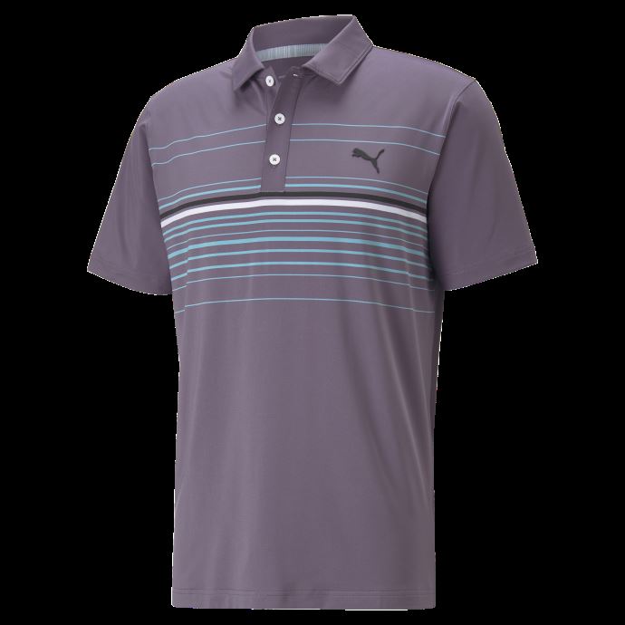 Puma Canada Violet Anthracite-noir Mattr Canyon Polo De Golf Pour Homme

