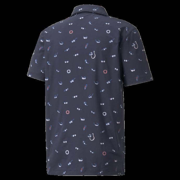 Puma Canada Marine Blazer-craie Rose Mattr Sunnies Polo De Golf Pour Hommes
