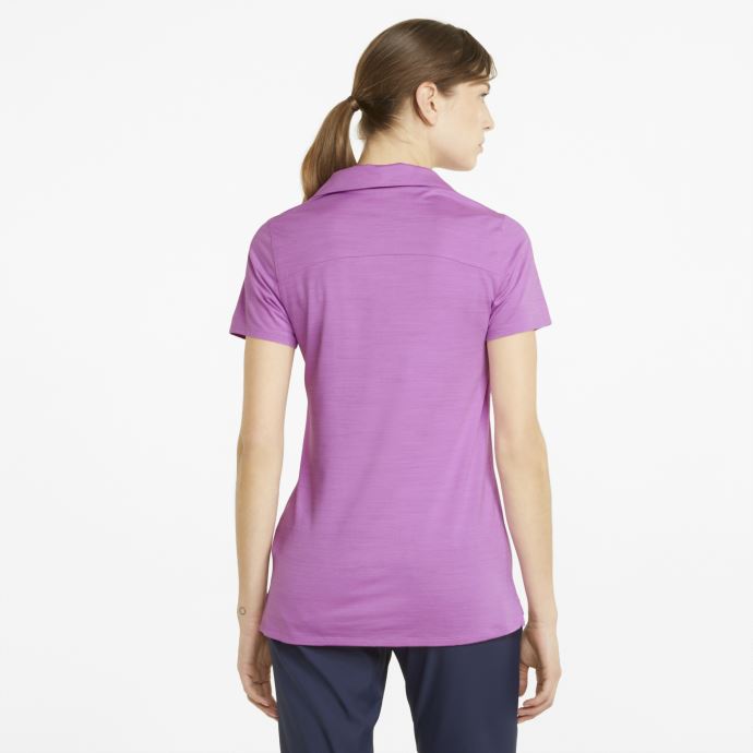 Polo De Golf Mauve Pop Heather Cloudspun Coast Pour Femmes Puma Canada
