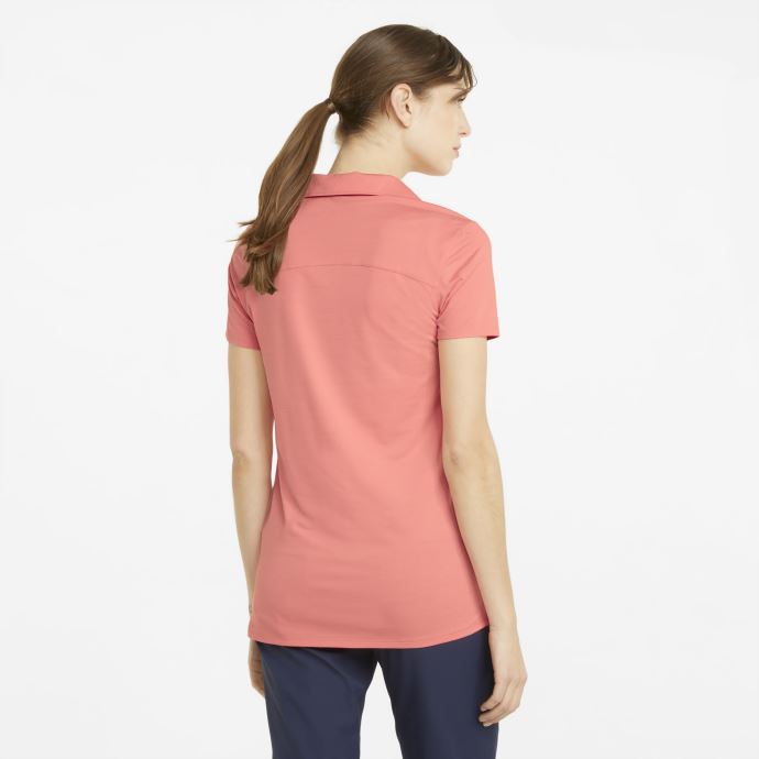 Polo De Golf Cloudspun Coast Pour Femme Carnation Pink Heather Puma Canada