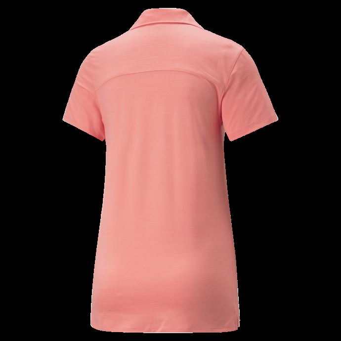 Polo De Golf Cloudspun Coast Pour Femme Carnation Pink Heather Puma Canada
