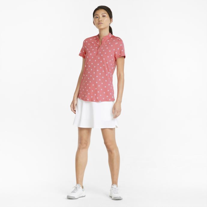 Polo De Golf Mattr Hibiscus Pour Femme Rapture Rose-bright White Puma Canada
