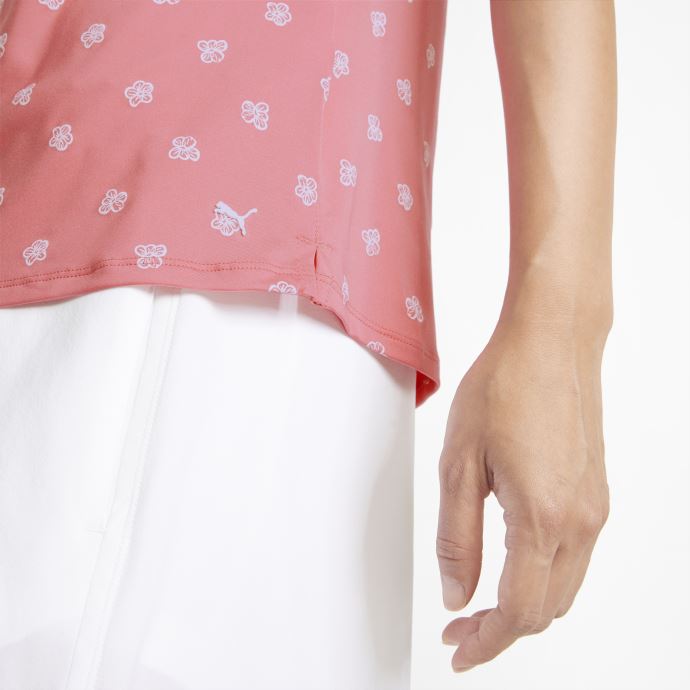 Polo De Golf Mattr Hibiscus Pour Femme Rapture Rose-bright White Puma Canada
