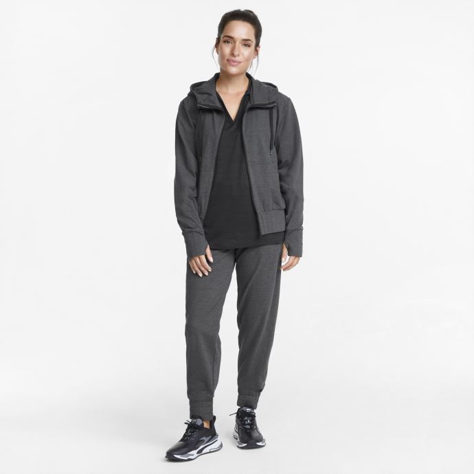 Chandail à Capuchon De Golf Cloudspun Pour Femmes Noir Chiné Puma Canada

