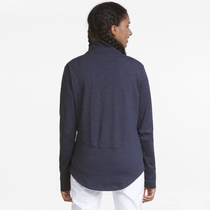 Veste De Golf Bleu Marine Puma Canada Cloudspun Daybreak Pour Femme