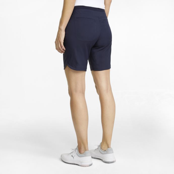 Short De Golf Puma Canada Bermuda Bleu Marine Pour Femme