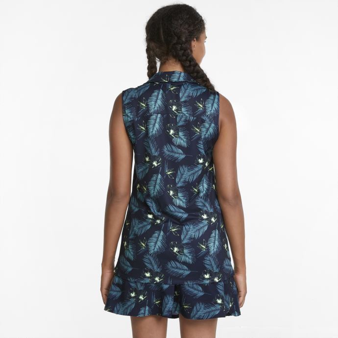 Jupe De Golf Puma Canada Pwrshape Paradise Bleu Marine Blazer-porcelaine Pour Femme
