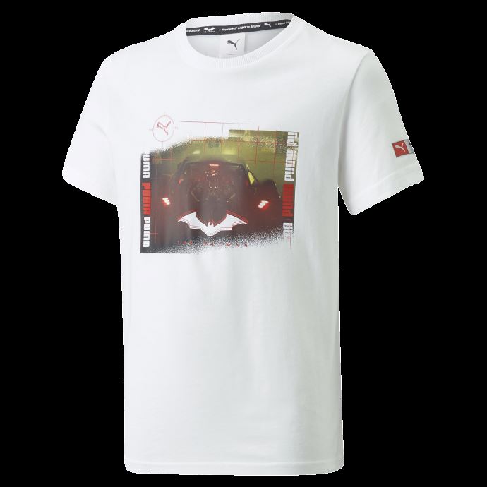 Puma Canada X Batman Graphique Jeunesse Tee Blanc
