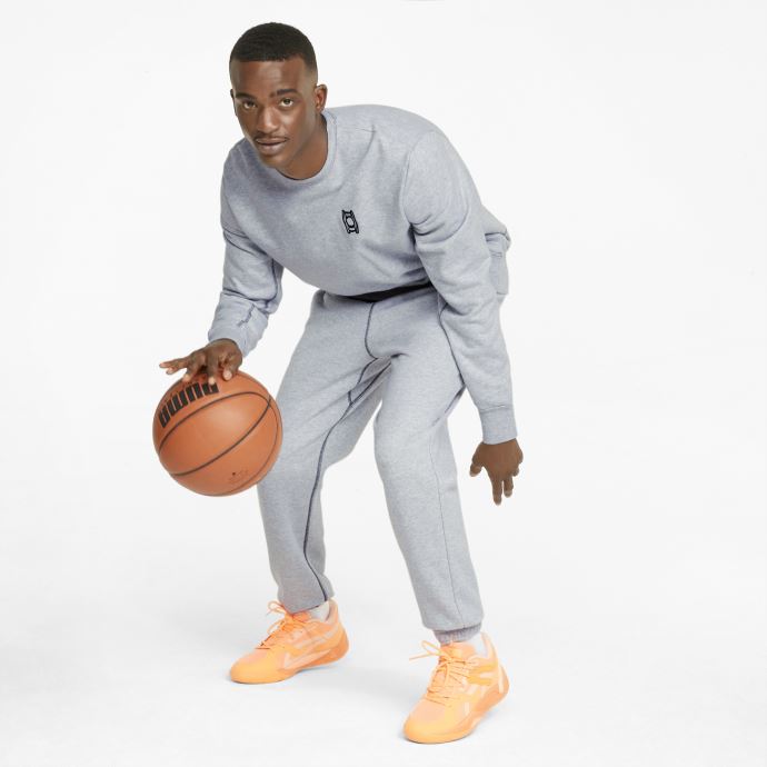 Pantalon De Survêtement De Basketball Gris Clair Heather Pivot Emb Pour Homme Puma Canada
